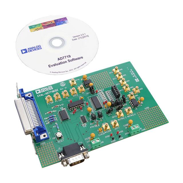 EVAL-AD7719EBZ Analog Devices Inc.  Cartes d'évaluation - Convertisseurs analogique-numérique (CAN)